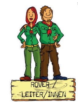das Bild zeigt das Cartoon der Roverstufe